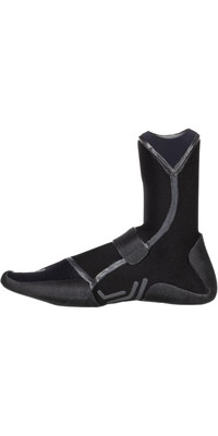 2024 Quiksilver Mens Marathon Sessions 3mm Gbs Split Toe Wetsuit Boots Eqyww03070 - Schwarz